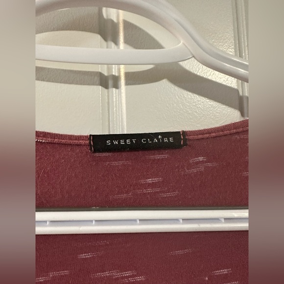 Sweet Claire wrap front deep V neck blouse - Picture 3 of 4